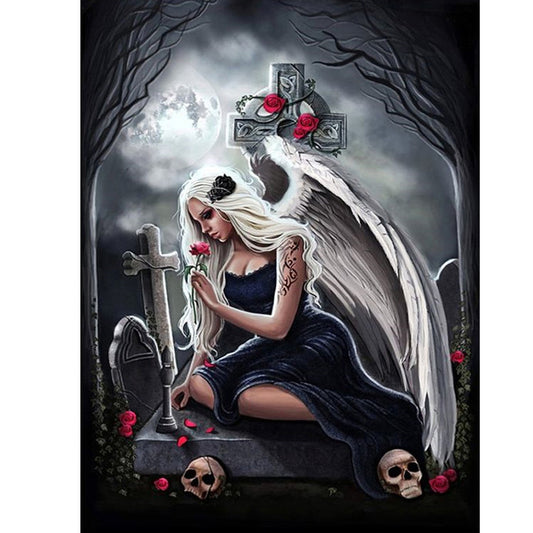 Skull Beauty - Full Square Drill Diamond Painting 50*60CM