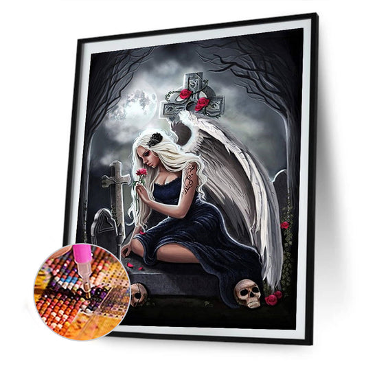 Skull Beauty - Full Square Drill Diamond Painting 50*60CM