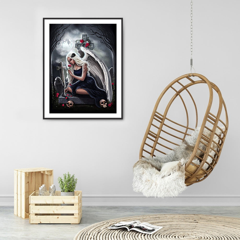 Skull Beauty - Full Square Drill Diamond Painting 50*60CM