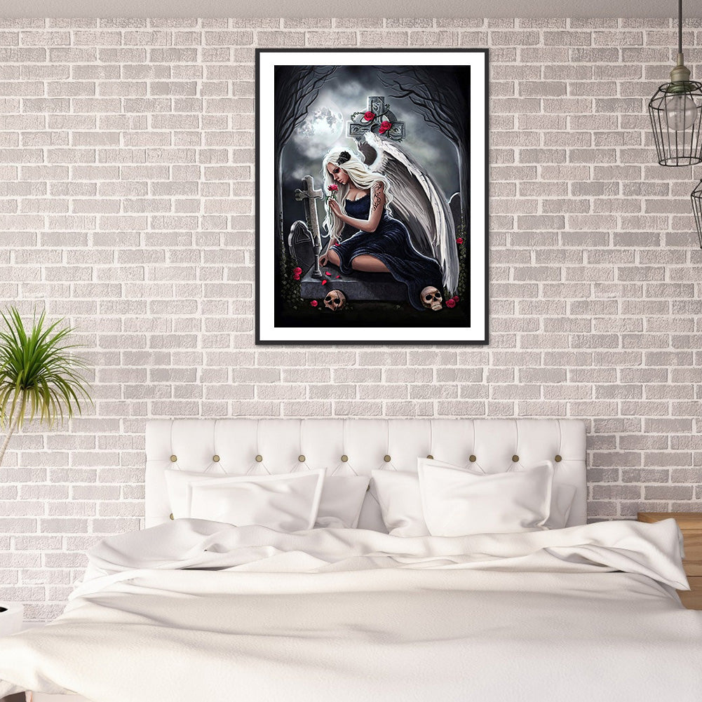 Skull Beauty - Full Square Drill Diamond Painting 50*60CM