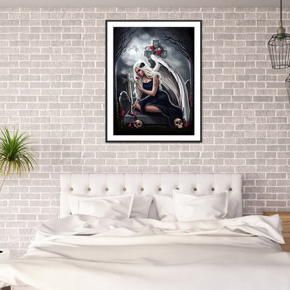 Skull Beauty - Full Square Drill Diamond Painting 50*60CM