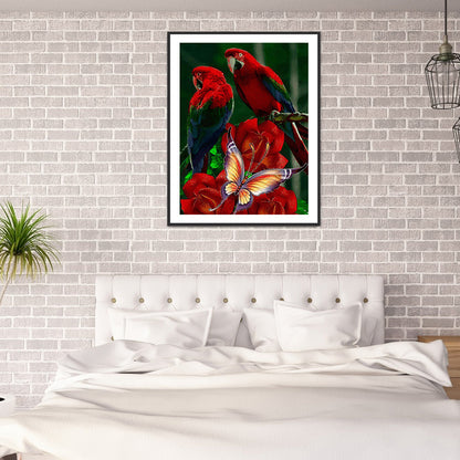 Parrot - Full Square Drill Diamond Painting 40*50CM