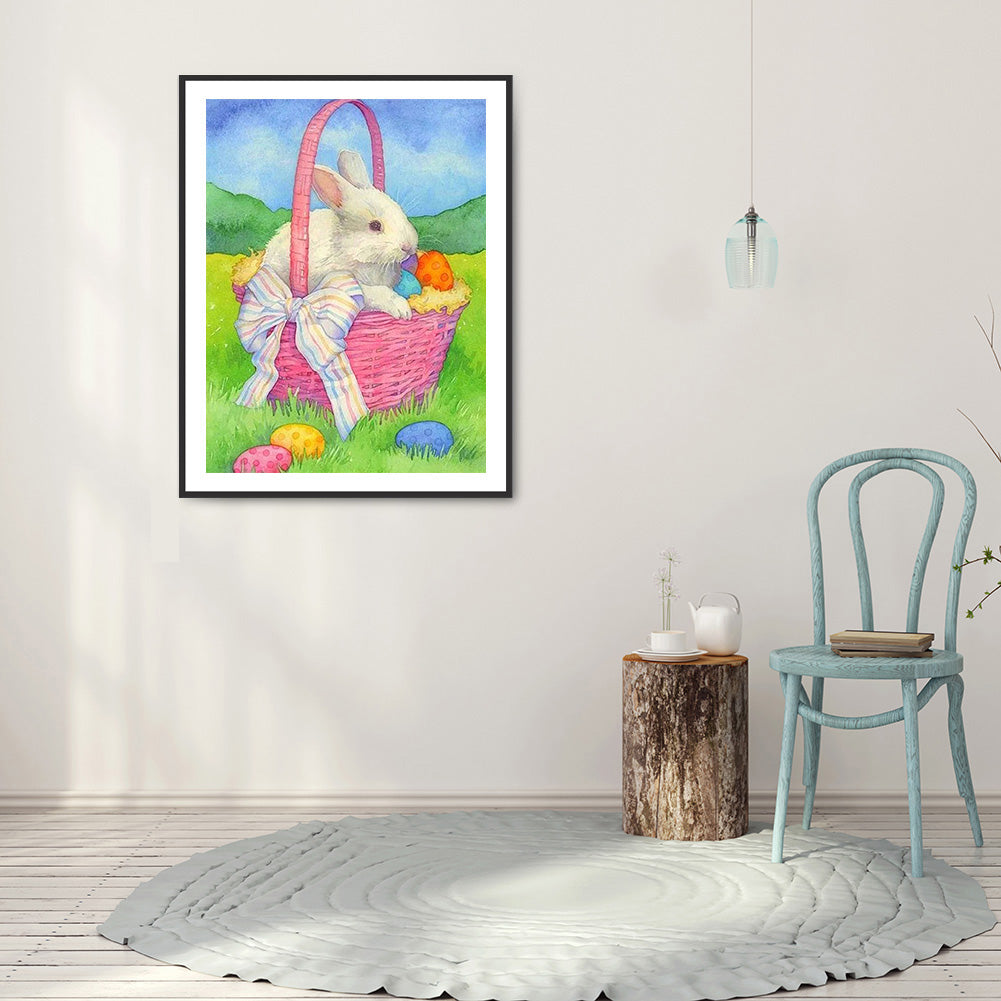 Easter Bunny - Full Round Drill Diamond Painting 30*40CM