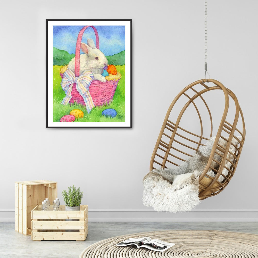 Easter Bunny - Full Round Drill Diamond Painting 30*40CM