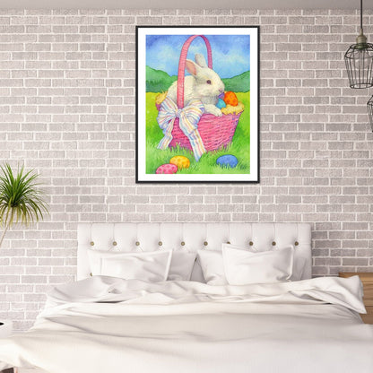 Easter Bunny - Full Round Drill Diamond Painting 30*40CM