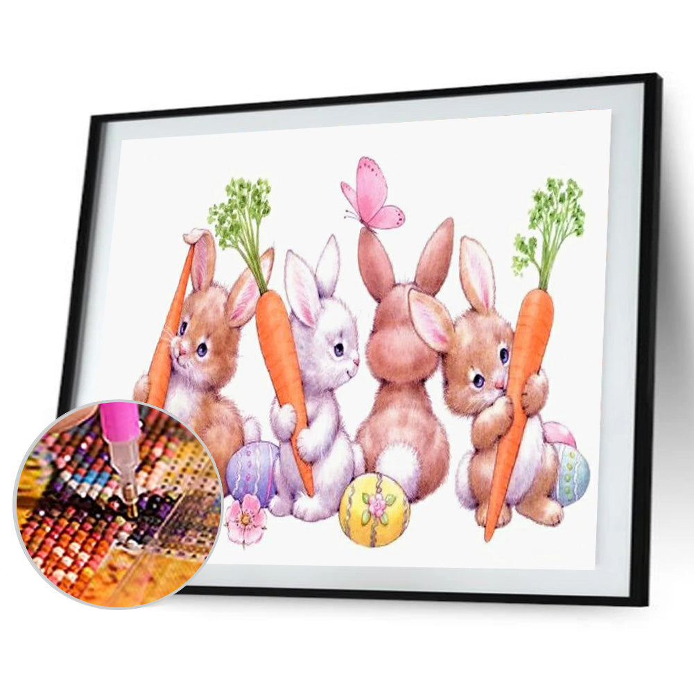 Bunny - Full Round Drill Diamond Painting 60*50CM