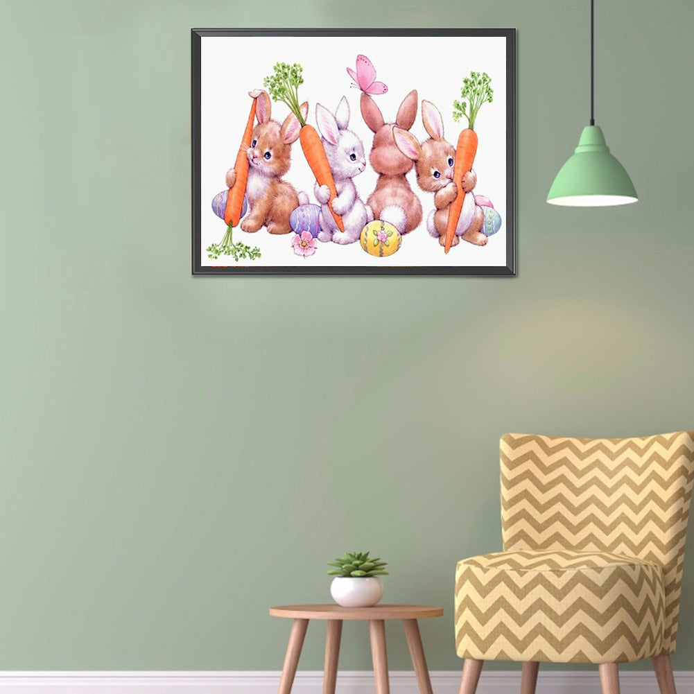 Bunny - Full Round Drill Diamond Painting 60*50CM