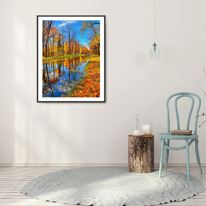 Building Landscape - Full Round Drill Diamond Painting 30*40CM