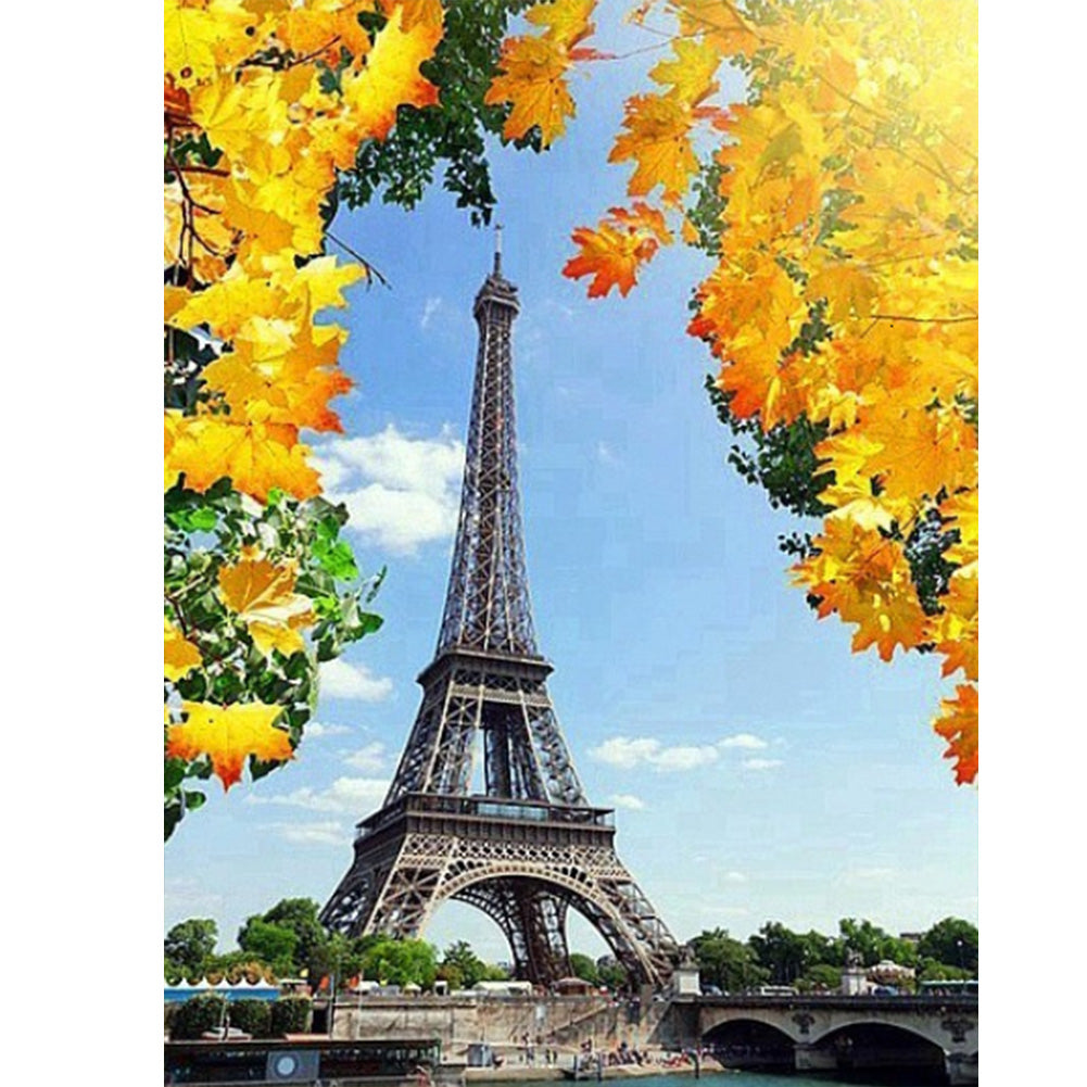 Building Landscape - Full Round Drill Diamond Painting 30*40CM