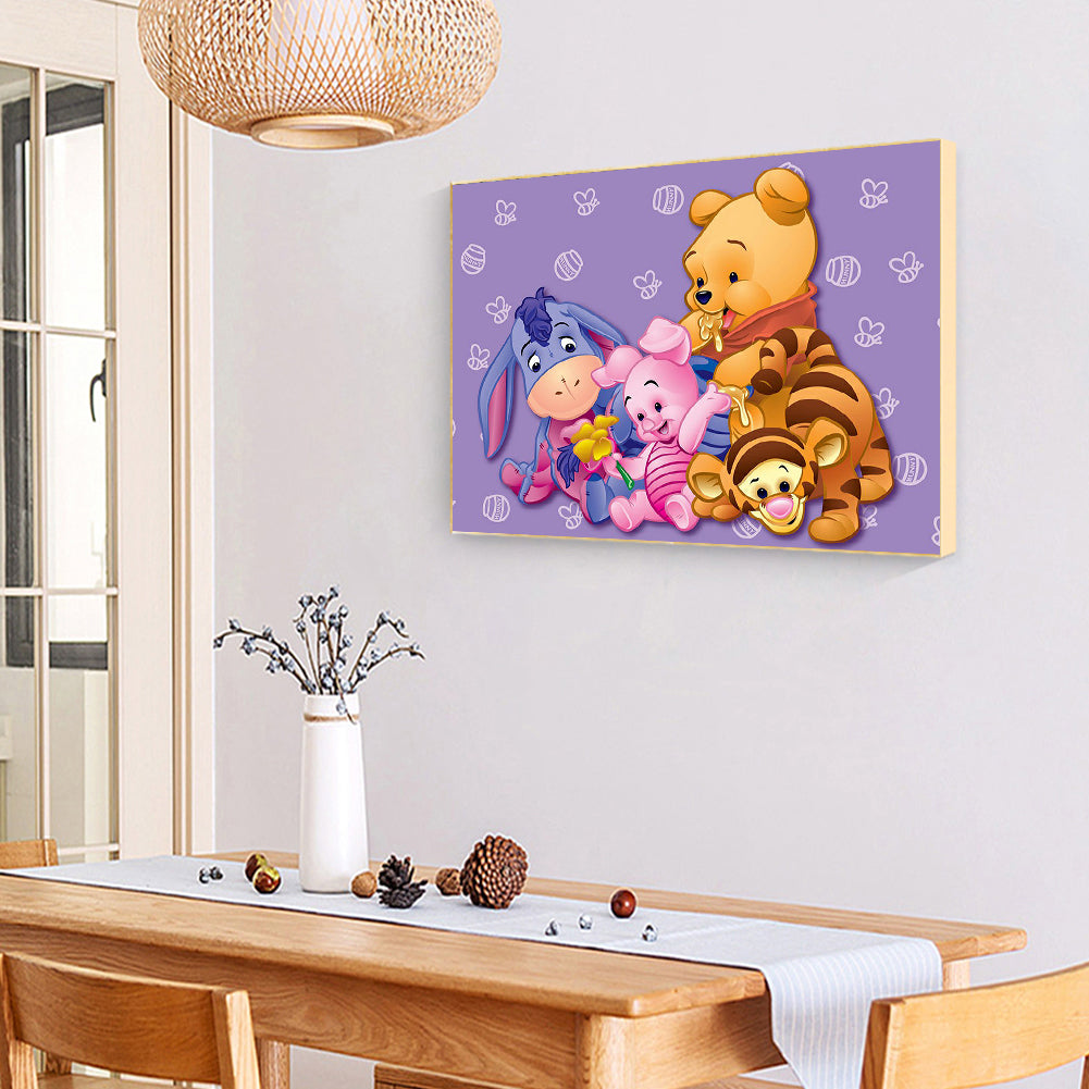 Cartoon Bear - Full Round Drill Diamond Painting 40*30CM