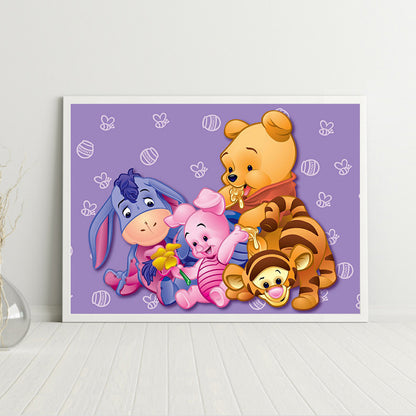 Cartoon Bear - Full Round Drill Diamond Painting 40*30CM