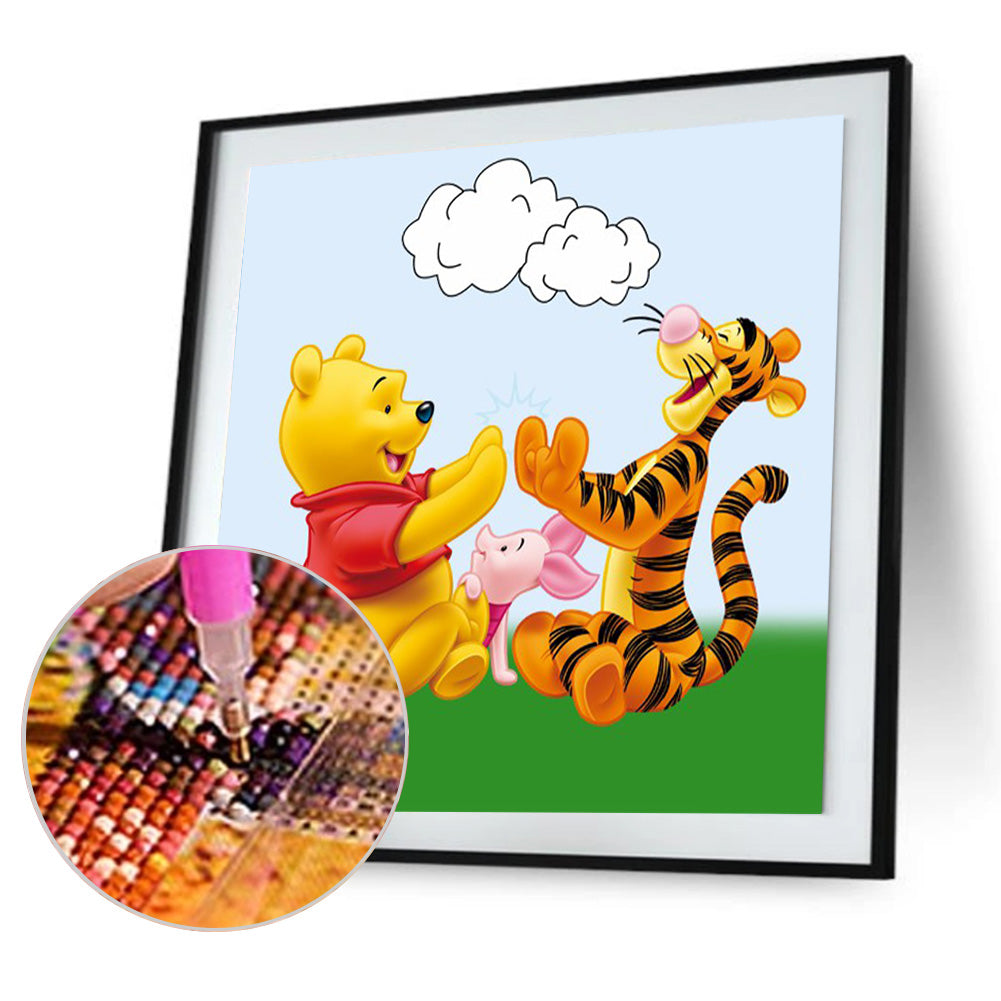 Cartoon Bear - Full Round Drill Diamond Painting 30*30CM