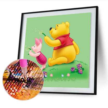 Cartoon Bear - Full Round Drill Diamond Painting 40*40CM