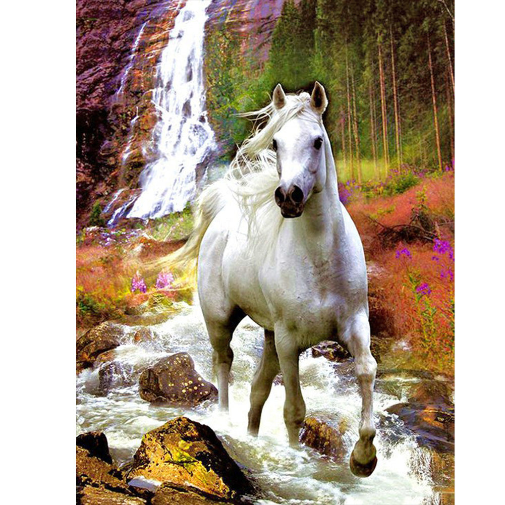 Horse - Full Round Drill Diamond Painting 40*50CM