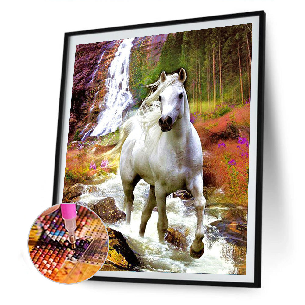 Horse - Full Round Drill Diamond Painting 40*50CM