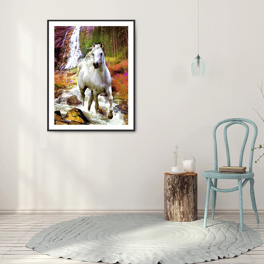 Horse - Full Round Drill Diamond Painting 40*50CM