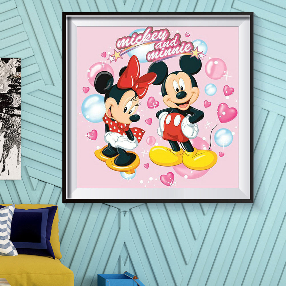 Mickey Mouse - Full Round Drill Diamond Painting 45*45CM