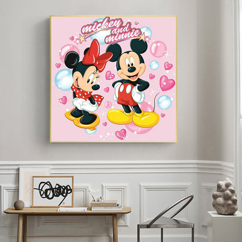 Mickey Mouse - Full Round Drill Diamond Painting 45*45CM