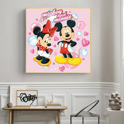 Mickey Mouse - Full Round Drill Diamond Painting 45*45CM