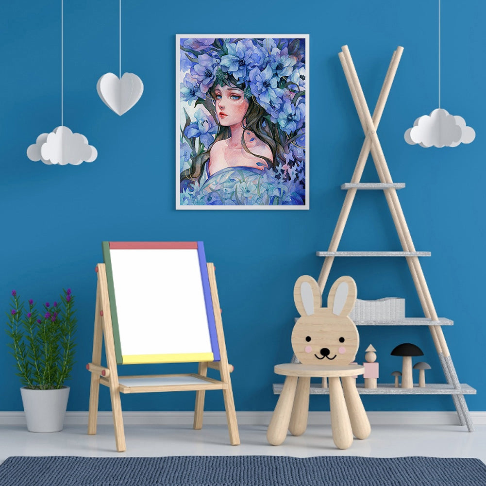 Beauty - Full Round Drill Diamond Painting 30*40CM