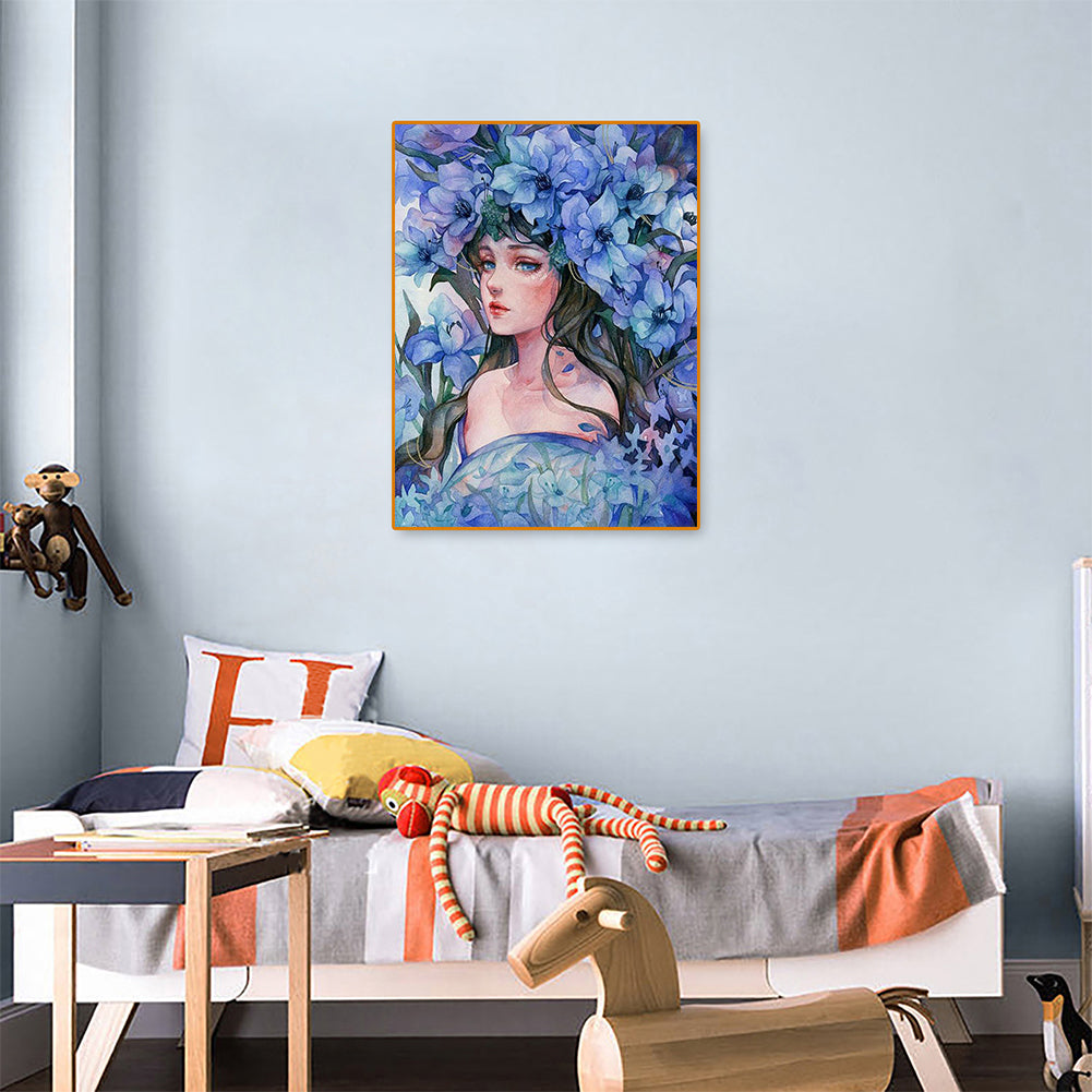 Beauty - Full Round Drill Diamond Painting 30*40CM