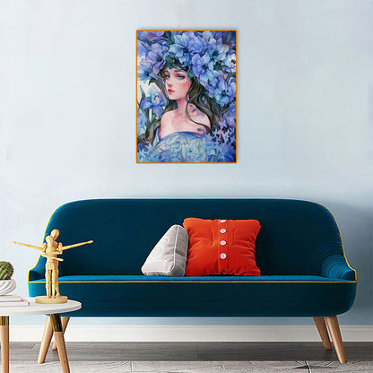 Beauty - Full Round Drill Diamond Painting 30*40CM