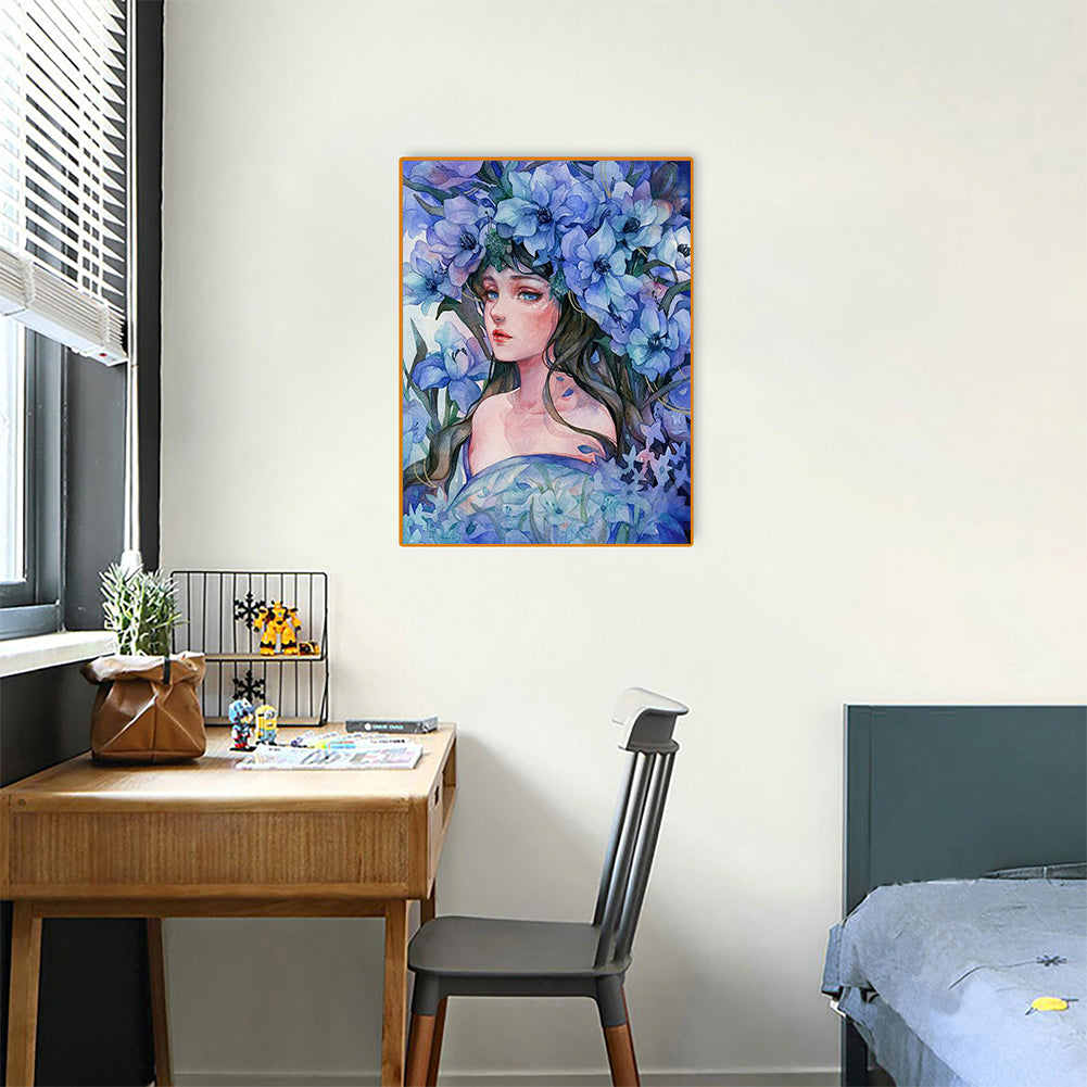 Beauty - Full Round Drill Diamond Painting 30*40CM