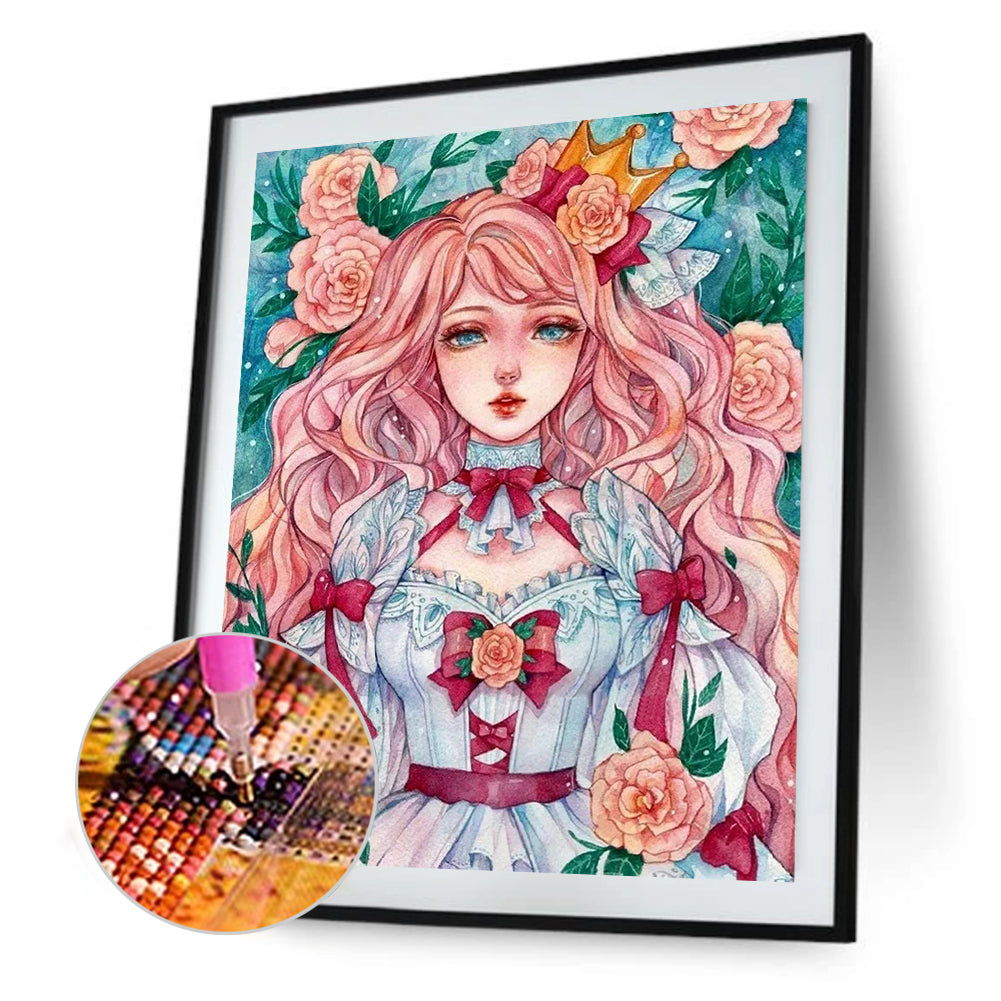 Beauty - Full Round Drill Diamond Painting 30*40CM