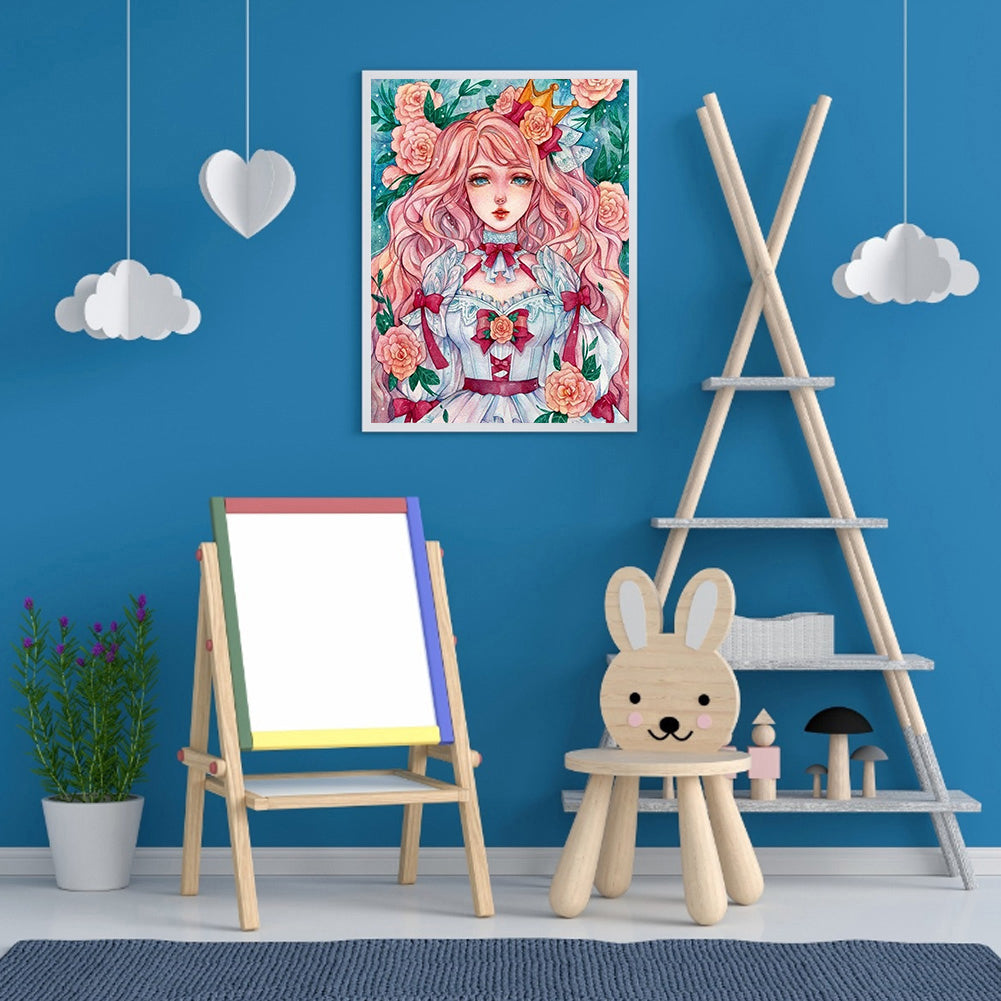 Beauty - Full Round Drill Diamond Painting 30*40CM