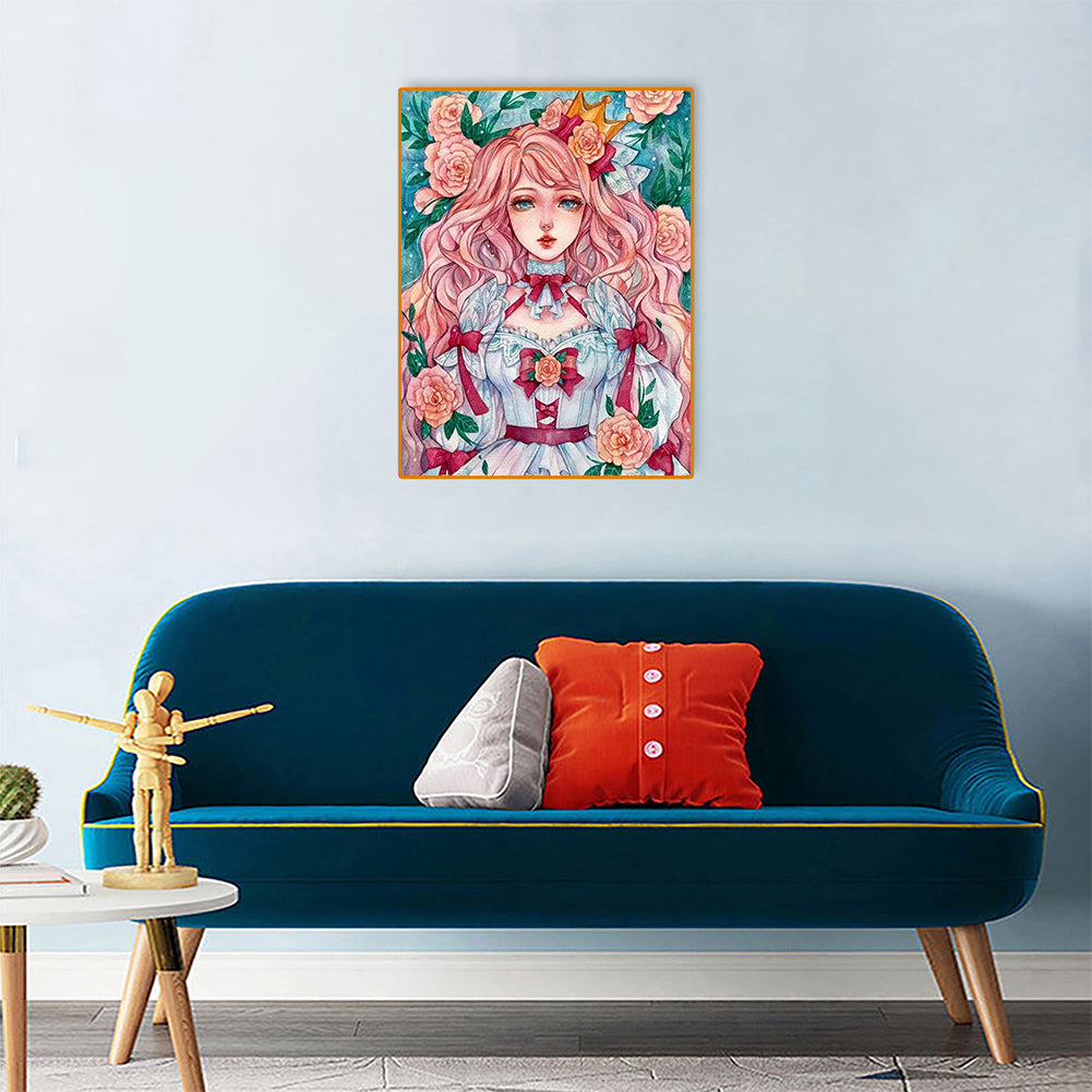 Beauty - Full Round Drill Diamond Painting 30*40CM