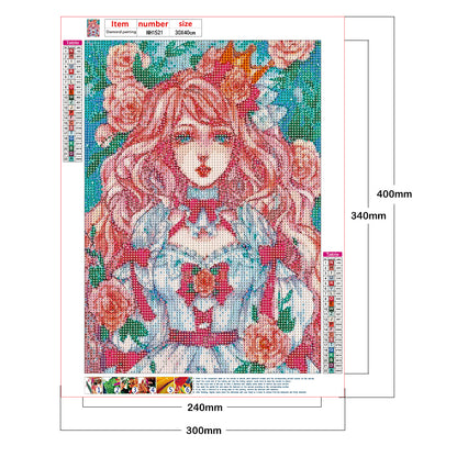 Beauty - Full Round Drill Diamond Painting 30*40CM