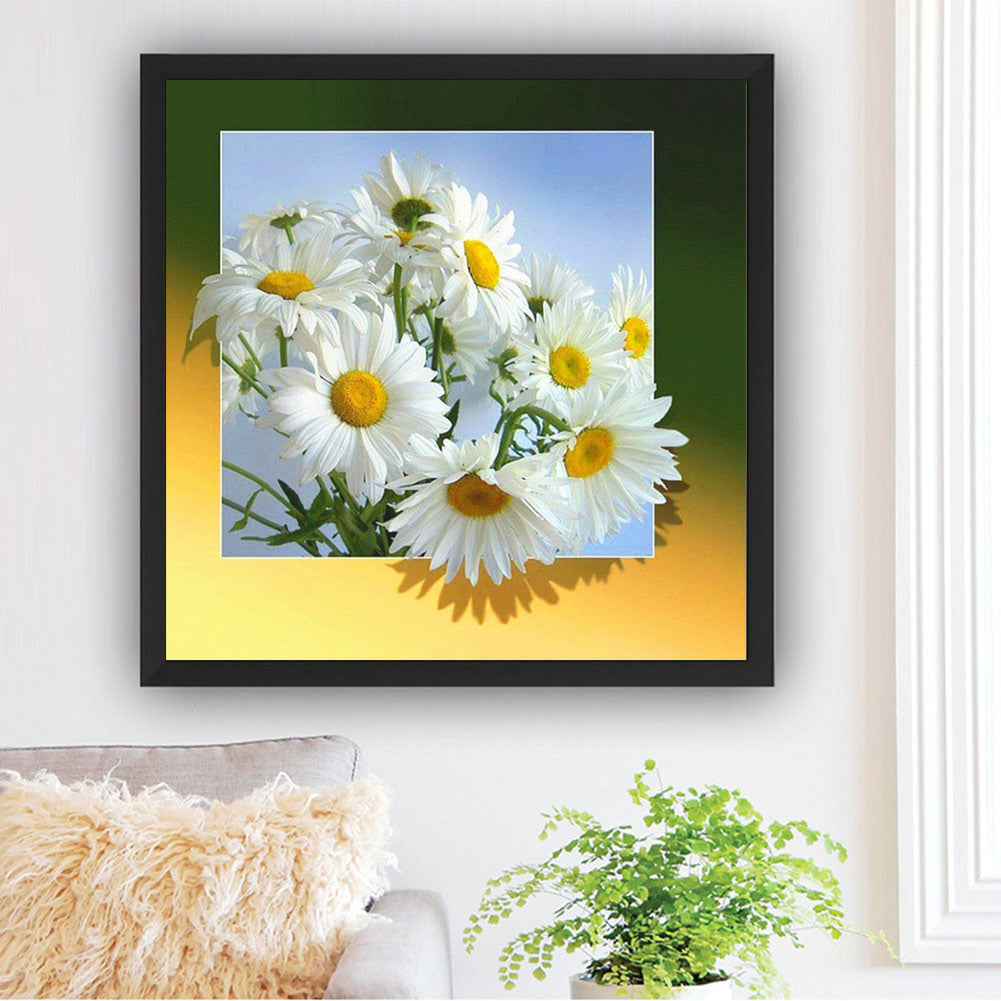 Ohama Chrysanthemum - Full Round Drill Diamond Painting 30*30CM