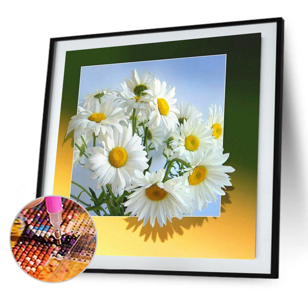 Ohama Chrysanthemum - Full Round Drill Diamond Painting 30*30CM