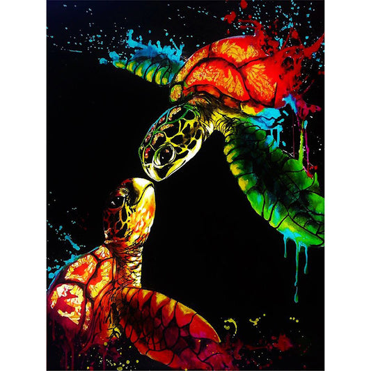 Turtle - Full Round Drill Diamond Painting 30*40CM