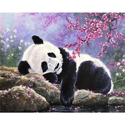 Forest Panda - Full Round Drill Diamond Painting 50*40CM