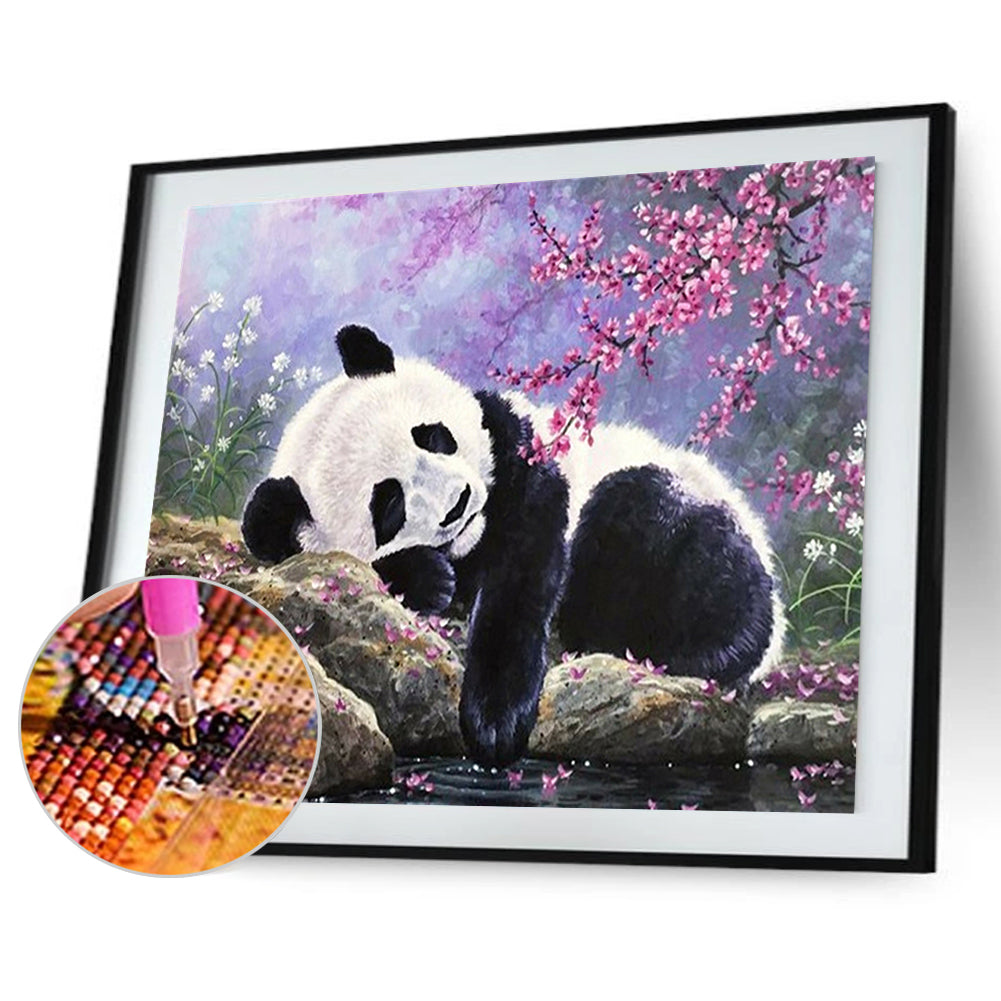 Forest Panda - Full Round Drill Diamond Painting 50*40CM