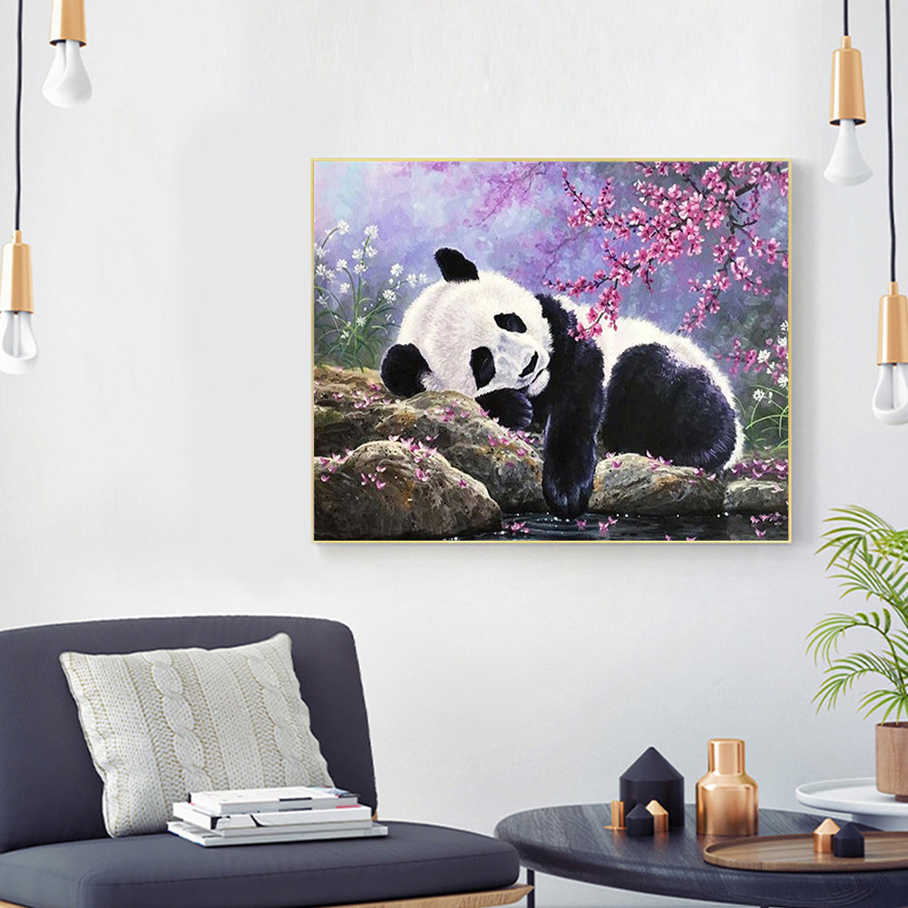 Forest Panda - Full Round Drill Diamond Painting 50*40CM