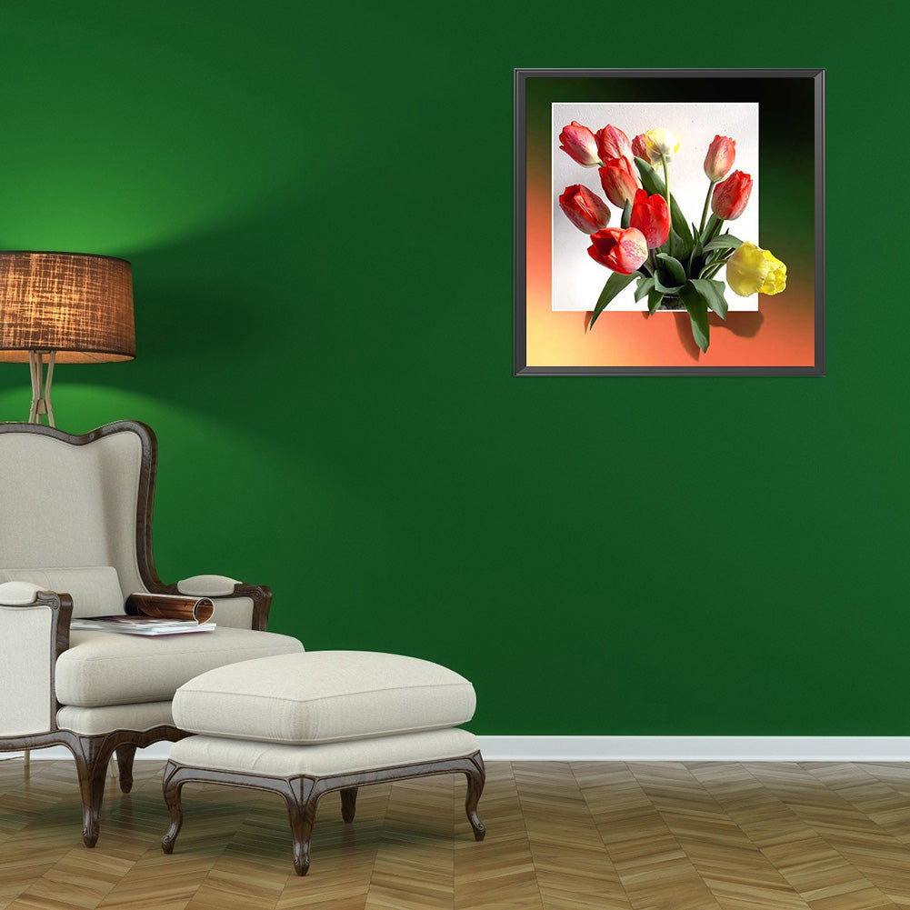 Tulip - Full Square Drill Diamond Painting 30*30CM