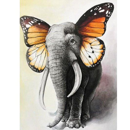 Elephant - Full Square Drill Diamond Painting 30*40CM