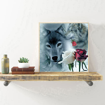 Wolf - Full Round Drill Diamond Painting 40*40CM