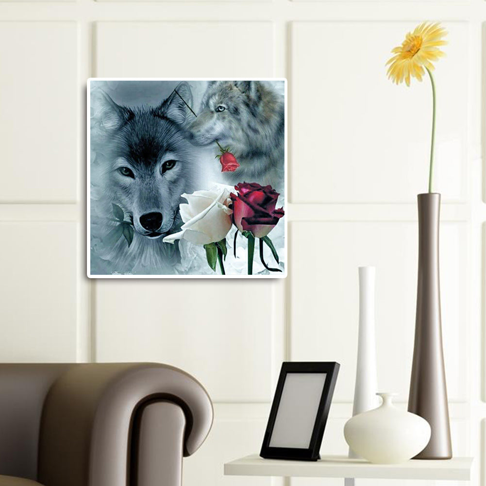 Wolf - Full Round Drill Diamond Painting 40*40CM