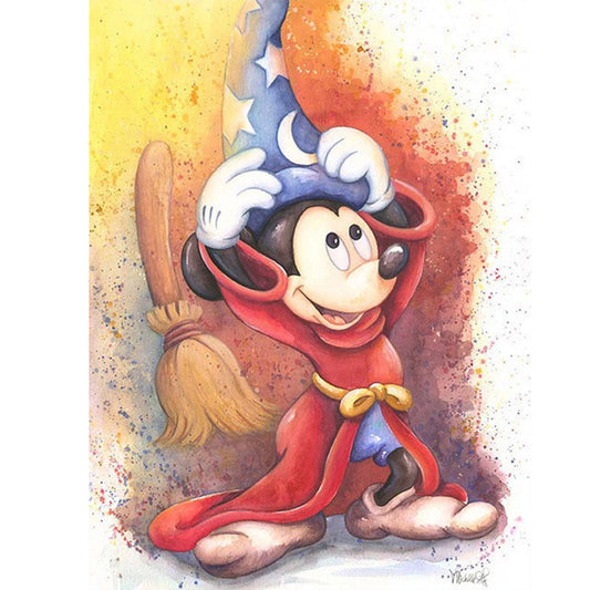 Mickey Mouse - Full Square Drill Diamond Painting 30*40CM