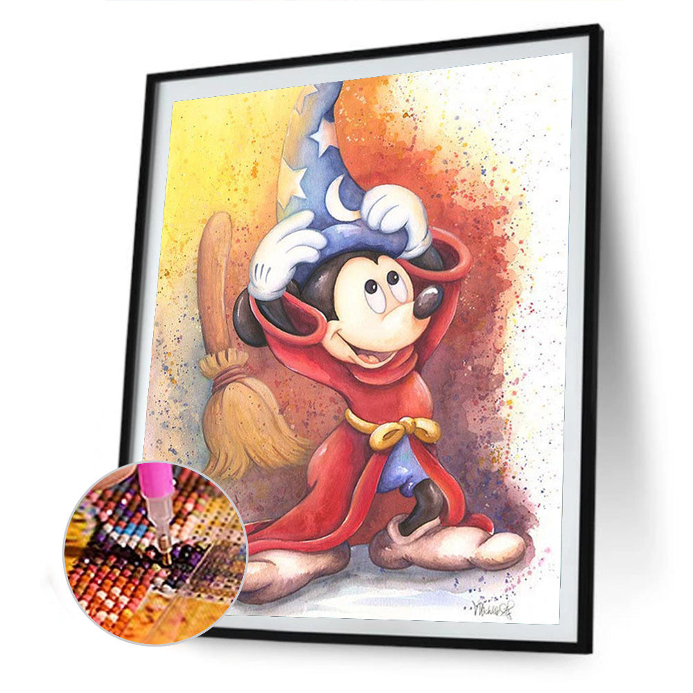 Mickey Mouse - Full Square Drill Diamond Painting 30*40CM