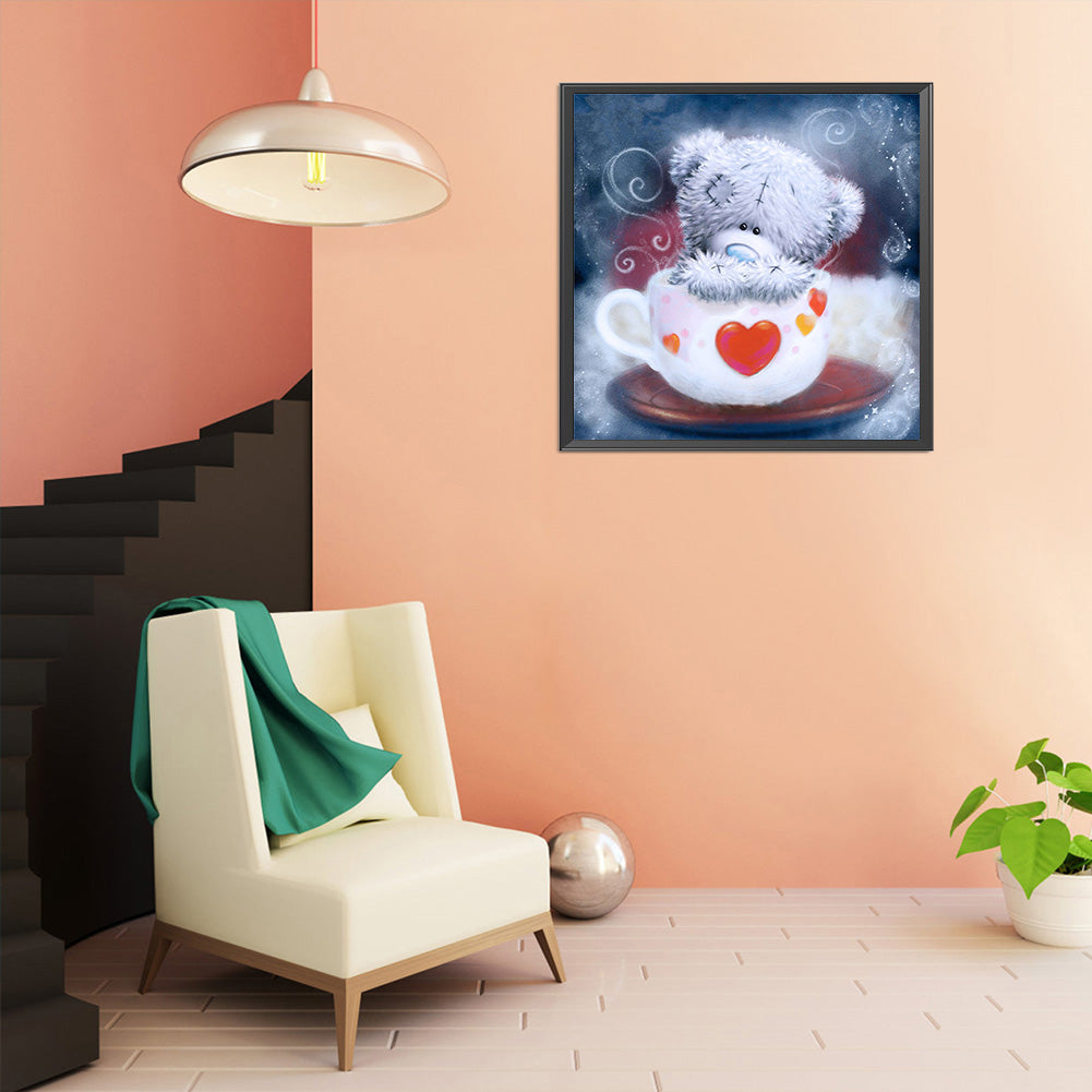 Bear - Full Round Drill Diamond Painting 30*30CM