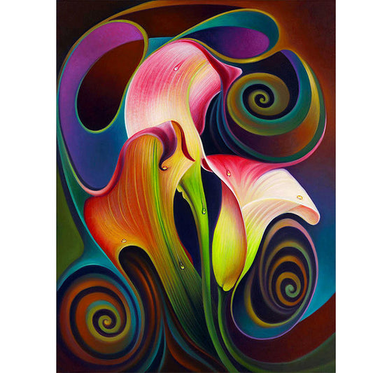 Dark - Full Round Drill Diamond Painting 40*50CM