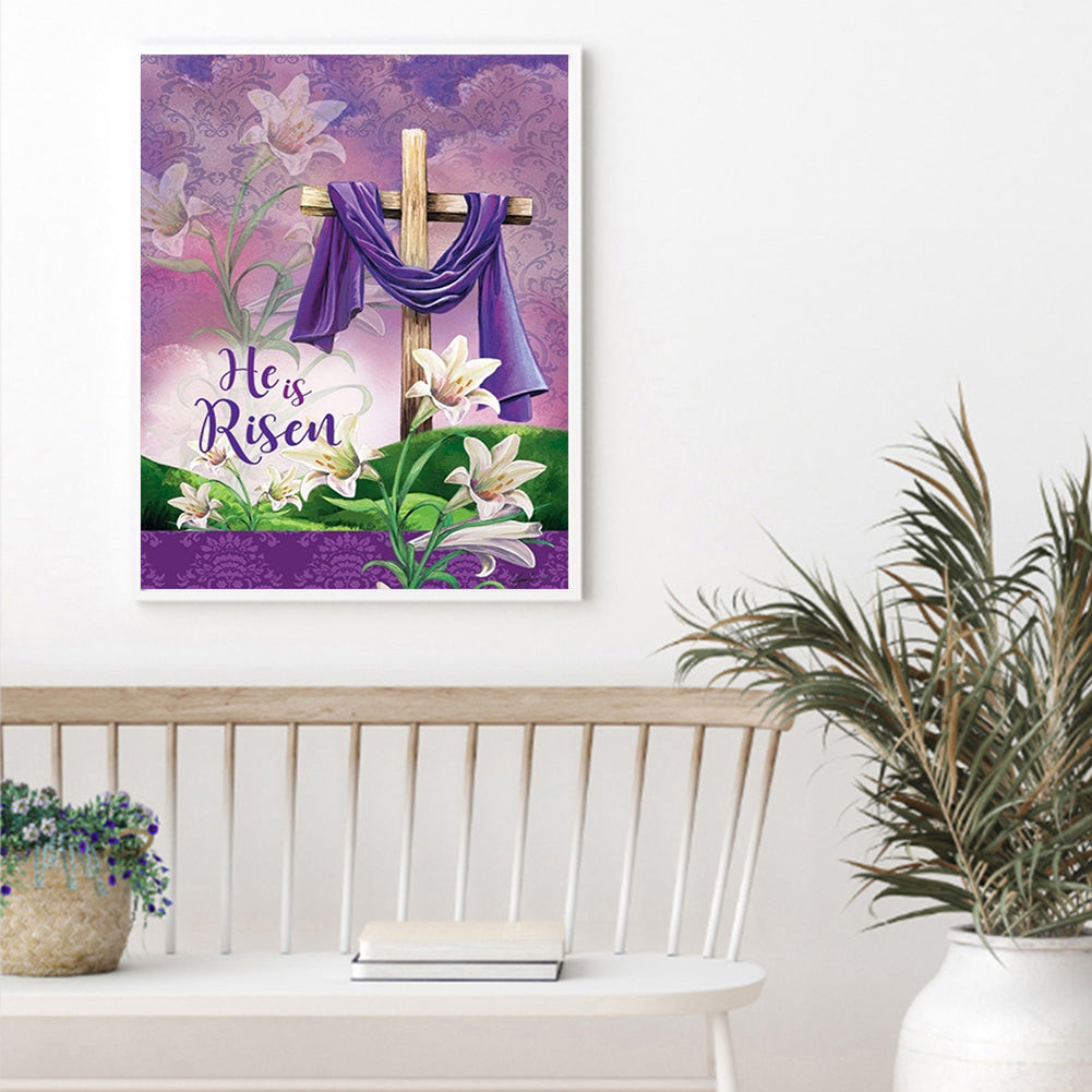 Cross - 11CT Stamped Cross Stitch 40*50CM