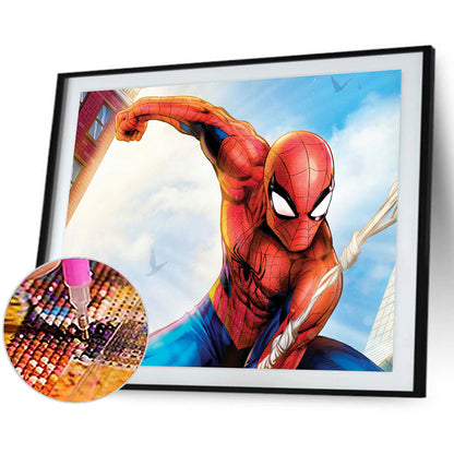 Spiderman - Full Round Drill Diamond Painting 40*30CM