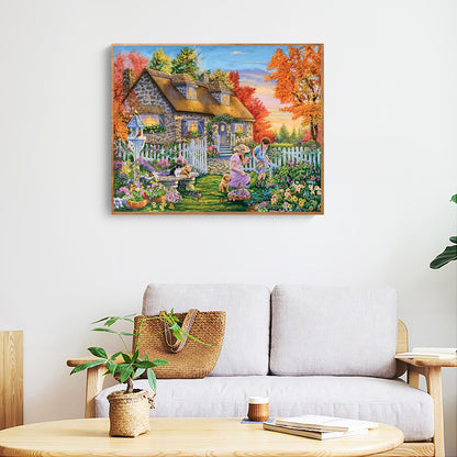 House Scenery - Full Round Drill Diamond Painting 40*30CM