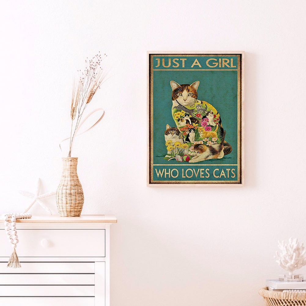 Cats - 11CT Stamped Cross Stitch 45*60CM