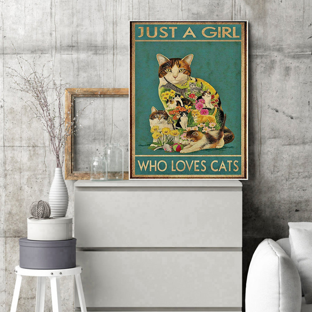 Cats - 11CT Stamped Cross Stitch 45*60CM